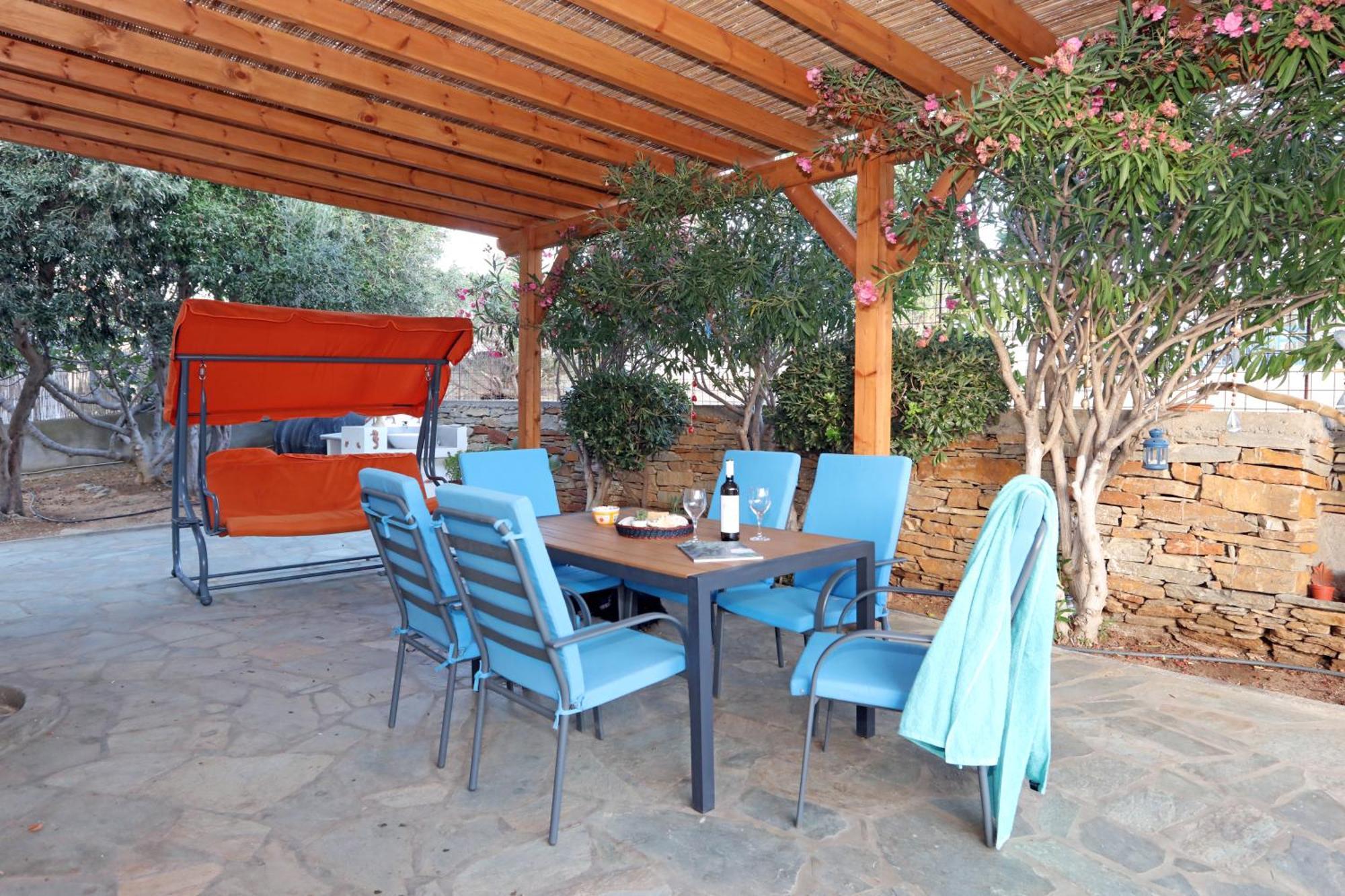 Ruby'S Summer House With Spacious Garden And Free Parking Gavrio Exterior foto